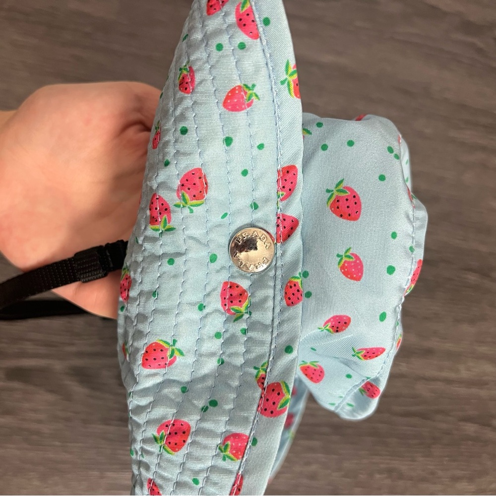 Prada Strawberry Nylon Hat - Picture 4 of 4
